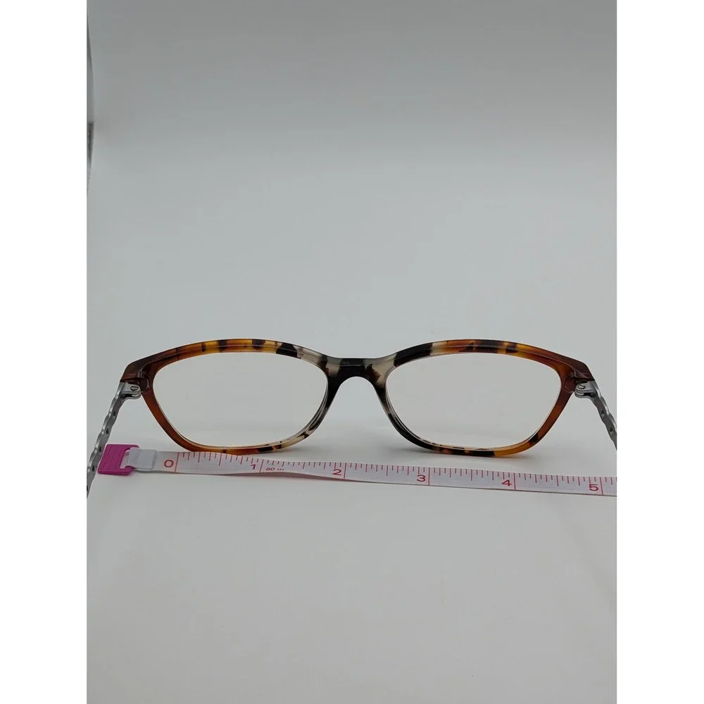Coach HC 6121 Shea Dark Tortoise Grey Multi Cat Eye Eyeglasses Frames 53-17-140